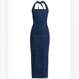 Reformation Evita Denim Dress